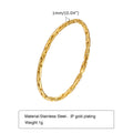 Minimalist Textured Stackable Ring