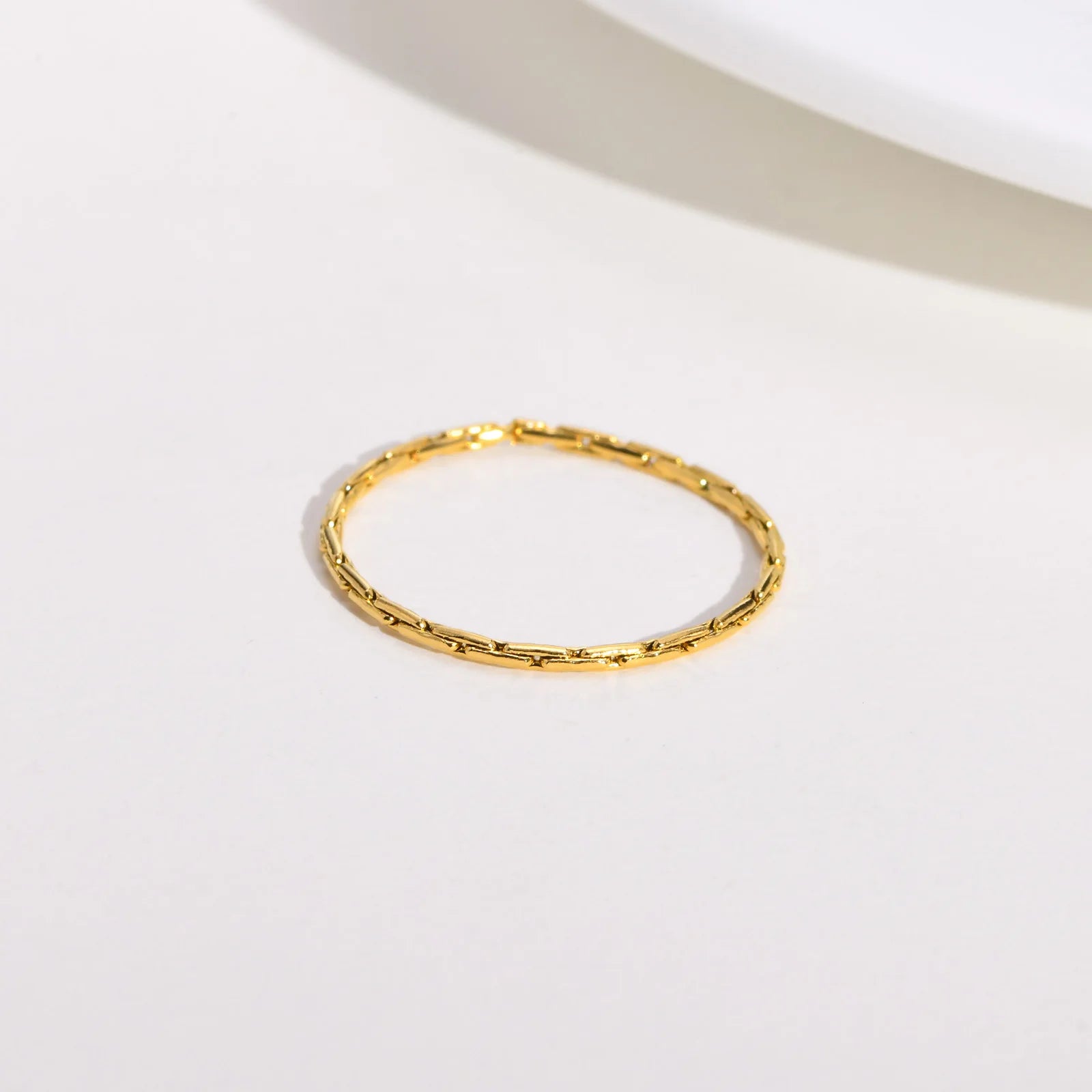 Minimalist Textured Stackable Ring